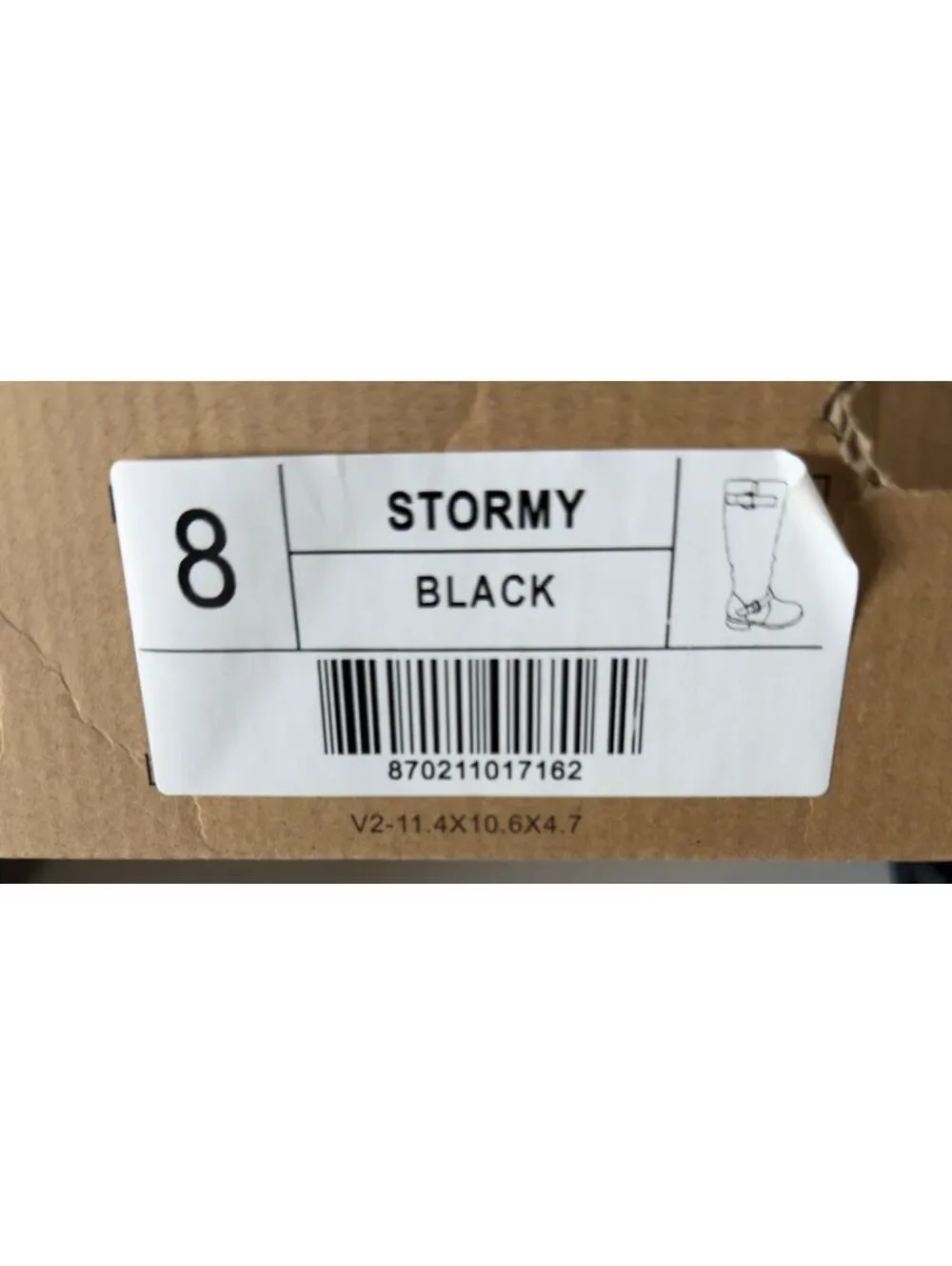 Journee Collection Black Stormy Knee High Boots Women Size 8